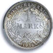 Germany Empire 1 mark Wilhelm II Type 2 J-17 KM-14 MS 65 PCGS silver coin 1914 UNC