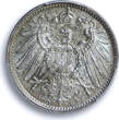 Germany Empire 1 mark Wilhelm II Type 2 J-17 KM-14 MS 65 PCGS silver coin 1914 UNC