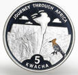 Malawi 5 kwacha Journey to Africa series Victoria Falls proof silver coin 2006