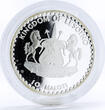 Lesotho 10 maloti Football World Cup in Spain proof silver coin 1982