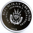 Burundi 25 francs African Big Five Lion Animals Fauna colored silver coin 2019 Proof