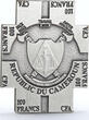 Cameroon 100 francs Benediction of Pope John Paul II silverplated CuNi coin 2011 Antique-Finish