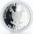 Cameroon 1000 francs Cross River Gorilla With Child proof silver coin 2011