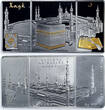 Chad 25000 francs Hajj Masjid Nabawi Mosque Kaaba PR69 PCGS silver coin 2015 Proof