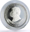 Turkmenistan 500 manat Soltan Sanjar Mausoleum Architecture silver coin 2000 Proof