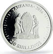 Tanzania 250 shillings Time Evolution Clock History PR70 PCGS silver coin 2016 Proof