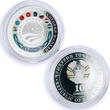 500 somoni Tajikistan set of 5 coins 20 Years Shanghai Organisation Pact silver coins 2021 Proof
