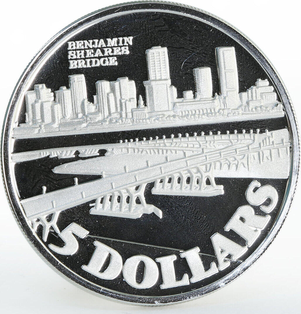 シンガポール 1984 5 Dollars Silver Proof Coin Singapore 5 Dollars