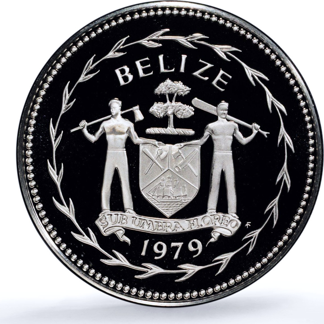 Belize 5 dollars Elizabeth II KM-44a Toucan Bird PR 70 PCGS silver