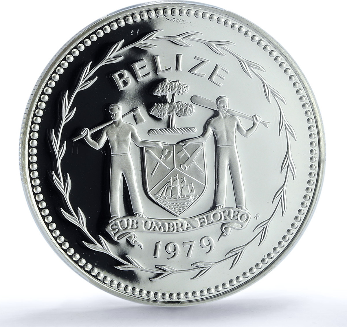 Belize 5 dollars Elizabeth II KM-44a Toucan Bird PR 70 PCGS silver