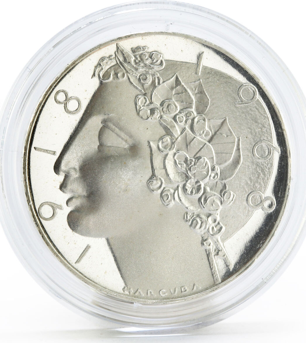 Czech Republic Czechoslovakia 50 korun 50th Anniversary of Independence proof silver coin 1968
