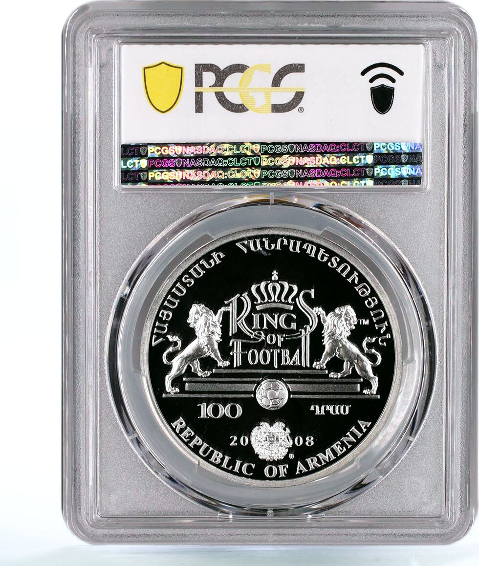 armenia-100-dram-kings-of-football-lev-yashin-pr69-pcgs-silver-coin
