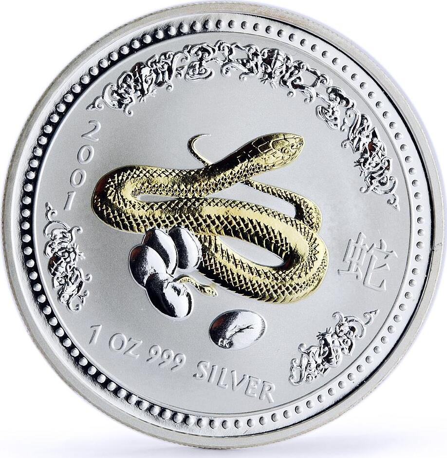 Treasured Canadian Maple Leaf 1 Oz Silber 2025 Snake Privy Mark | Metal - Foto 3