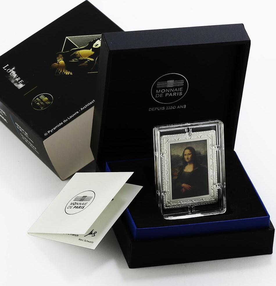 France 10 euro Museum Art Masterpieces Mona Lisa PR69 PCGS silver coin 2019  Proof | MA-Shops