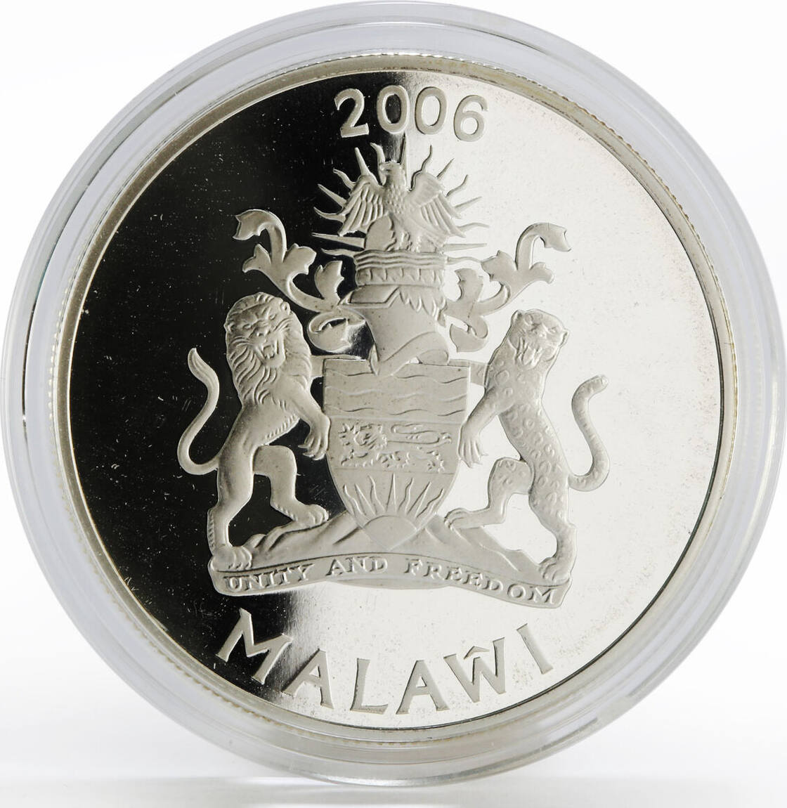 Malawi 5 kwacha Journey to Africa series Kilimanjaro Bird proof silver ...