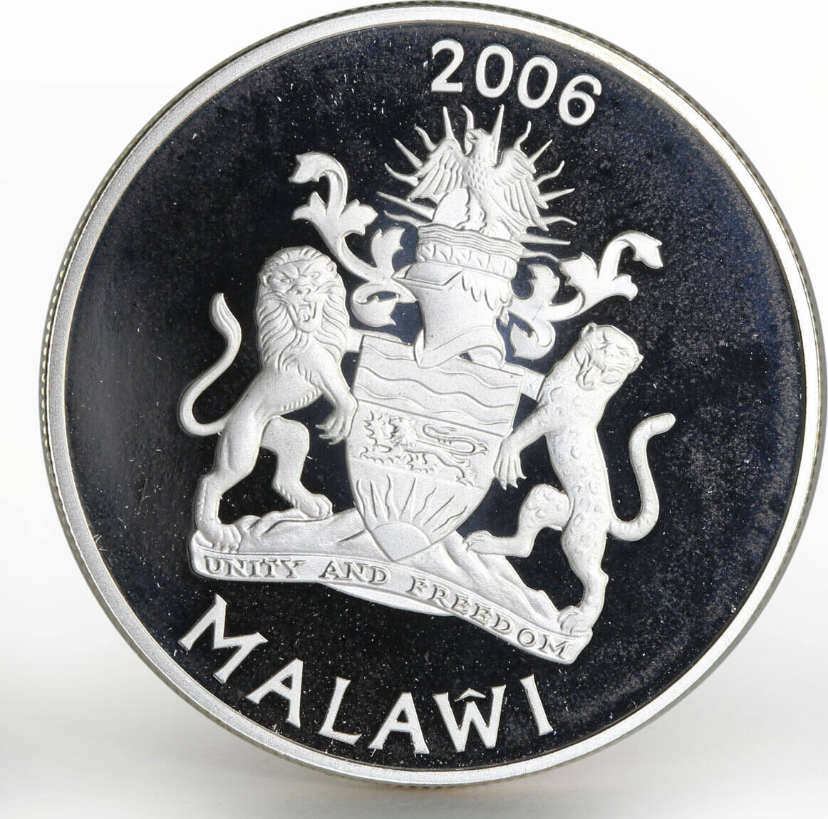 Malawi 5 kwacha Journey to Africa series Kilimanjaro Bird proof silver ...