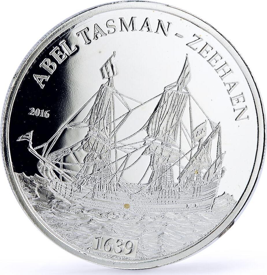 Mali 1000 francs Seafaring Zeehaen Ship Clipper Abel Tasman silver coin ...