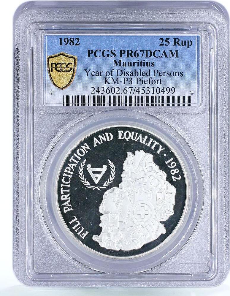 mauritius-25-rupees-year-of-disabled-persons-pr67-pcgs-silver-piedfort
