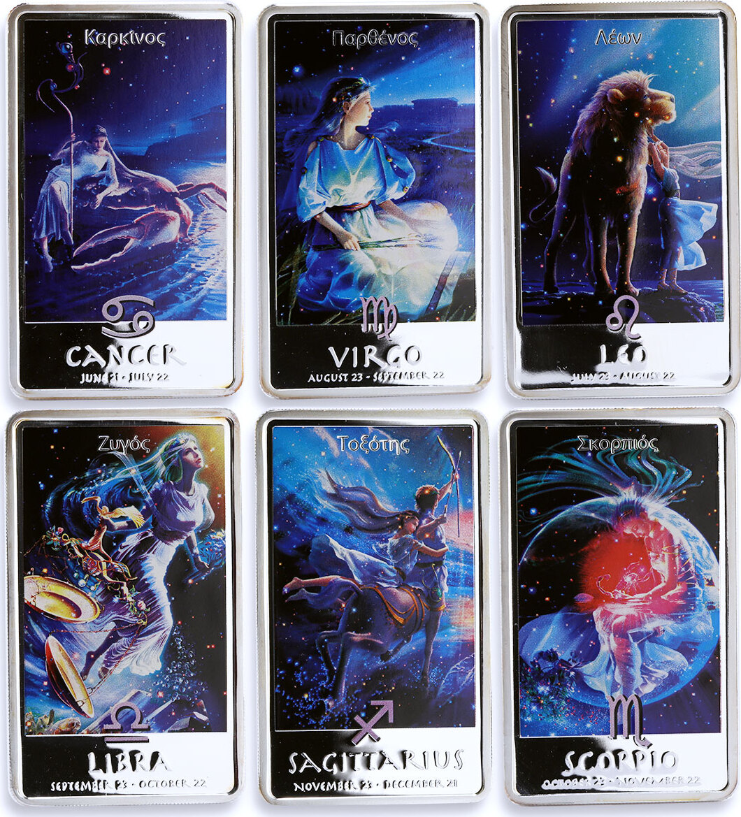 ニウエ 蟹座 2ドル銀貨　2012年 星座 KAGAYA カラー銀貨 ニウエ 蟹座 2ドル銀貨 2012年 星座 KAGAYA カラー銀貨 2