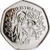 Gibraltar 50 pence Gibraltar 50 pence Holidays Saints Christmas Mary and Jesus proof CuNi coin 2005 -