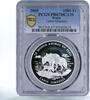 Benin 1000 francs Benin 1000 francs Endangered Wildlife Ethiopian Wolf PR67 PCGS silver coin 2005 -
