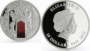 Fiji 10 dollars Fiji 10 dollars Temple Gates Kori Agung colored proof silver coin 2012 -