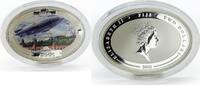 Fiji 2 dollars Fiji 2 dollars Famous Airships Soviet USSR-V6 colored silver coin 2009 -
