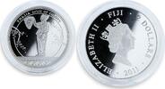 Fiji 2 dollars Fiji 2 dollars Mythologies of the World The Muses Talia Comedy silver coin 2011 -