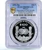 Mexico 100 pesos Mexico 100 pesos Encounter of Two Worlds Ships PR69 PCGS silver coin 1991 -