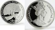 Gibraltar 2 crowns Gibraltar 2 crowns Royal Wedding Peacocks proof silver coin 1993 -