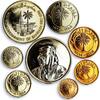Bahrain 500 fils Bahrain set of 8 coins State Coinage Isa Palm Tree bimetal coins 1965 - 1969 -