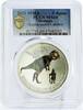Abkhazia 3 apsars Abkhazia 3 apsars Prehistoric Fauna Gigantosaur Dinosaur MS69 PCGS Ni coin 2021 -