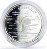 Mongolia 500 togrog Mongolia 500 togrog Albertville Olympic Games Speed Skating silver coin 2005 -