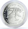 Mongolia 500 togrog Mongolia 500 togrog Chamonix 1st Winter Olympic Games Ice Dancing Ag coin 2003 -