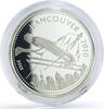 Mongolia 500 togrog Mongolia 500 togrog Vancouver Olympic Games Ski Jumping proof silver coin 2005 -