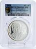 Romania 10 lei Romania 10 lei Economist Costin Kiritescu Economics PR69 PCGS silver coin 2008 -