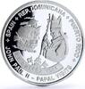 Malawi 5 kwacha Malawi 5 kwacha Papal Visit John Paul II Ship Clipper proof silver coin 2005 -