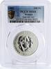 Monaco 100 francs Monaco 100 francs Rainier III Prince Albert Politics MS68 PCGS silver coin 1982 -