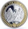 Samoa 10 dollars Samoa 10 dollars 3rd Commandment Remember the Sabbath gilded silver coin 2009 -