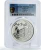 Andorra 10 diners Andorra 10 diners Endangered Wildlife Chamois Fauna PR67 PCGS silver coin 1992