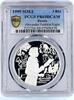 3 rubles 1999 Russian Federation Russia 3 rubles Poet Alexander Pushkin Literature PR69 PCGS silver coin 1999 PP