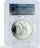 Zambia 1000 kwacha Zambia 1000 kwacha Endangered Wildlife Giraffes Fauna PR67 PCGS silver coin 2000 -