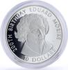 Liberia 10 dollars Liberia 10 dollars Poet Writer Eduard Morike Literature proof silver coin 2004 -