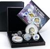 Cook Islands 5 dollars Cook Islands set of 8 coins The Wonders of the Planets colored copper coins 2014 -
