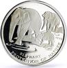 Cambodia 20 riels Cambodia 20 riels Conservation Wildlife Elephant Fauna proof silver coin 1993 -