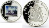 Malawi 10 kwacha Malawi 10 kwacha Famous Places Bietschhorn Stamp colored proof silver coin 2004 -