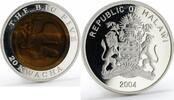Malawi 20 kwacha Malawi 20 kwacha The Big Five Lion proof silver coin 2004 -