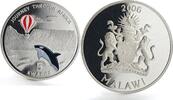 Malawi 5 kwacha Malawi 5 kwacha Dolphin Journey Through Africa coloured silver proof coin 2006 -