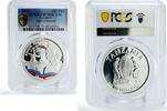 Tanzania 100 shillings Tanzania 100 shillings Netherlands Queen Maxima Politics PR70 PCGS CuNi coin 2014 -