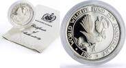 Samoa 10 dollars Samoa 10 dollars Conservation Wildlife Fantail Bird Fauna proof silver coin 1986 -